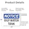 Signmission Oily Water Tank, 24 in W x Rectangle, Plastic OS-2PACK-NS-P-1824-L-16977 - alternate 7